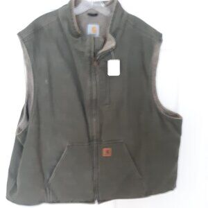 Carhartt Mens Sherpa Lined vest EUC  - size 3XL